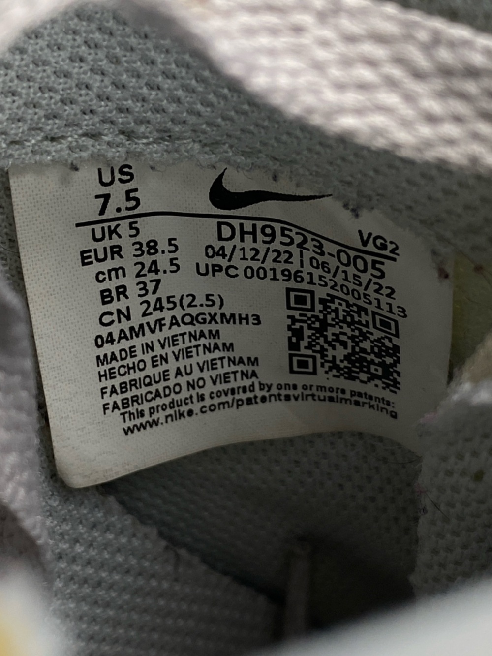 Nike Waffle Debut Light Silver Valerian Blue Shoes DH9523-005 Women’s Size 7.5 - Picture 12 of 12